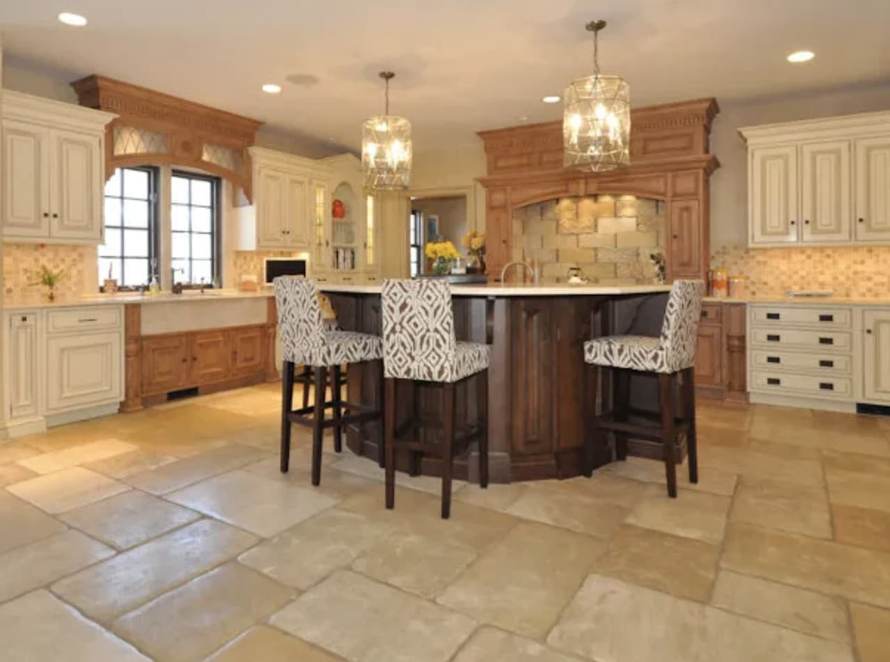 Summit kitchen before the whole-home renovation.