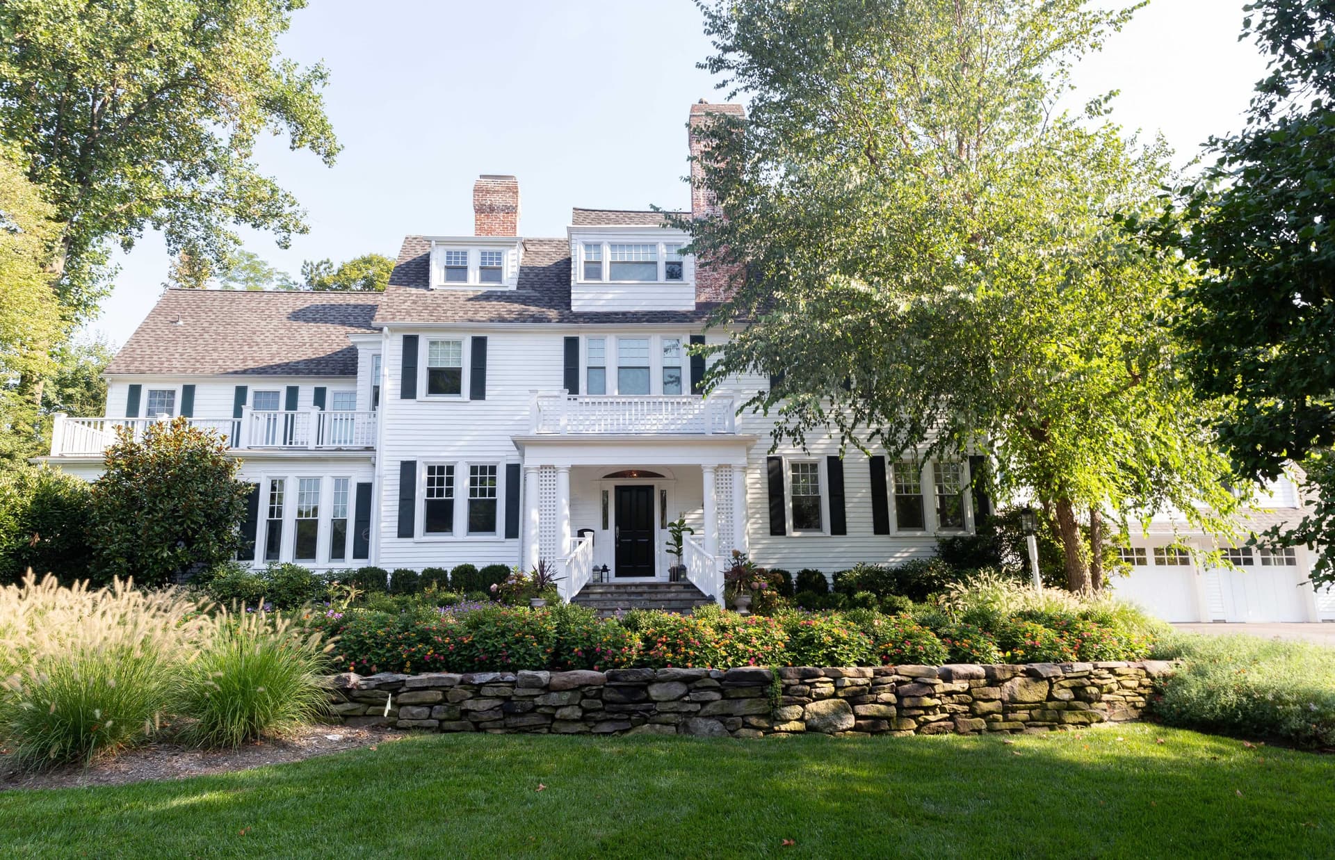 Front elevation of a whole-house renovation in Short Hills, NJ